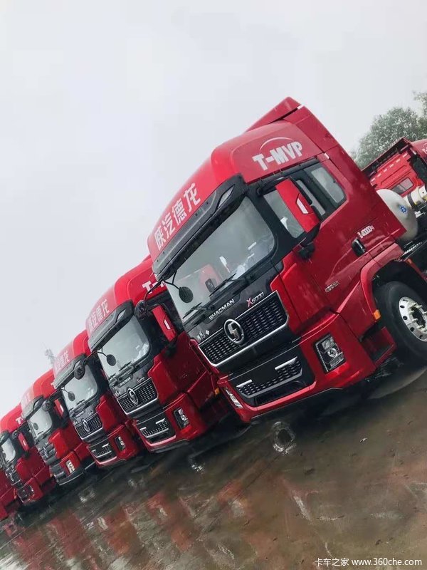 陕汽重卡 德龙X5000 460马力 6X4 LNG牵引车(国六)(SX4259XD4TLQ1)