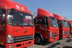 解放轻卡新车到店，优惠活动开始了！开上解放轻卡，我自豪