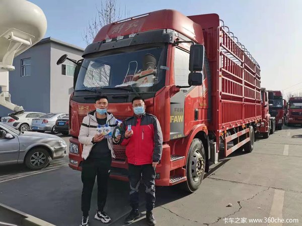 恭喜冯小闯 喜提解放J6L载货车，一路顺风，四季发财