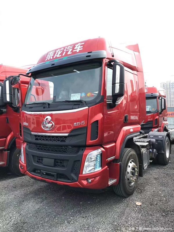 乘龙H5玉柴350马力港口牵引车，安全，省油