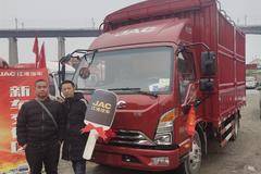恭喜龙老板 喜提一台江淮康铃J6载货车