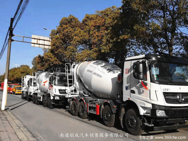 南通创成北奔重卡v3混凝土搅拌车