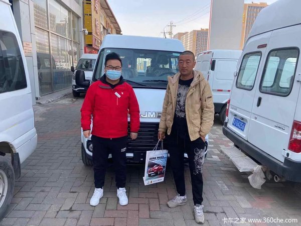 恭喜特顺客户 喜提江铃特顺货车 助力赚钱