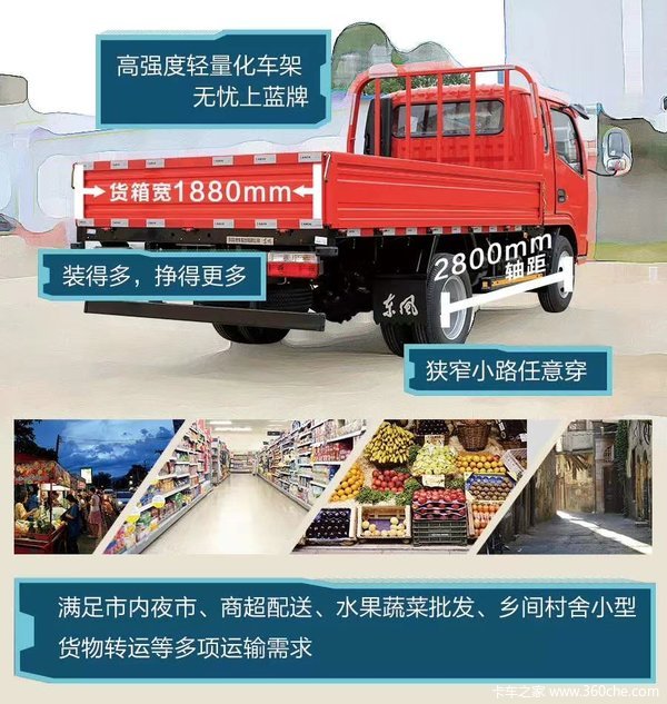 东风福瑞卡全新一代驾驶室,给您非凡体验