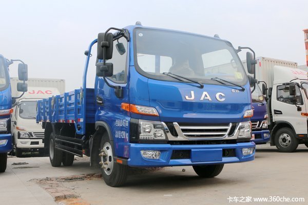 江淮 骏铃g系国六 130马力 4.2米平板自卸车