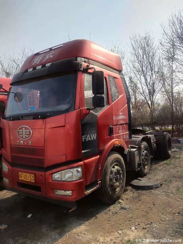 保定腾攀悍v375马力二手牵引车首付仅需298万