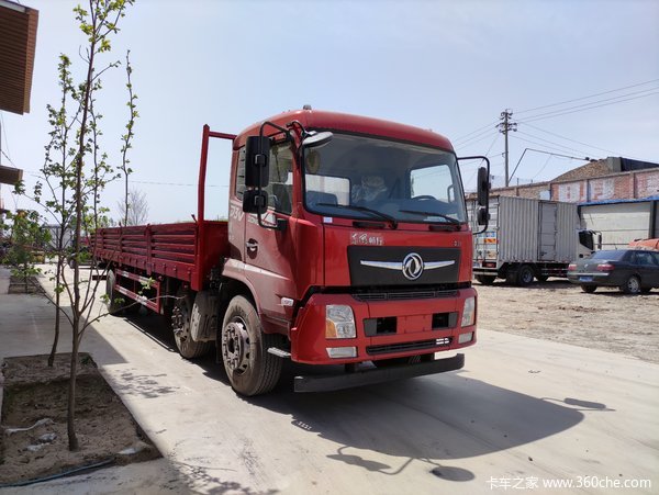 一款高性价比的国六前四后四载货车东风畅行d3v260马力