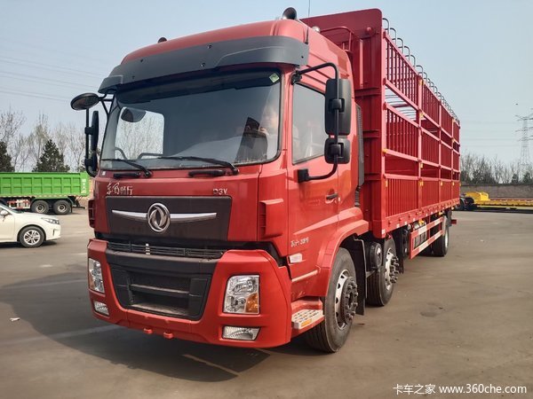 9米6载货车高性价比的首选东风拓行d3v国六320马力燃油版