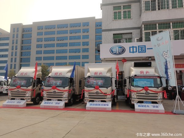 解放高端轻卡领途冷藏车,可靠力量,冰不寻常