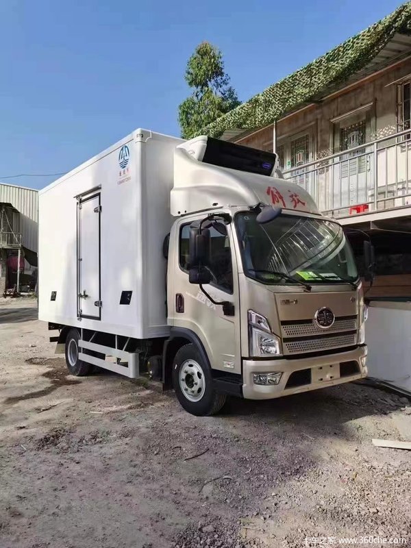 解放高端轻卡领途冷藏车,可靠力量,冰不寻常