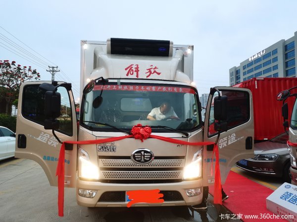 解放高端轻卡领途冷藏车,可靠力量,冰不寻常