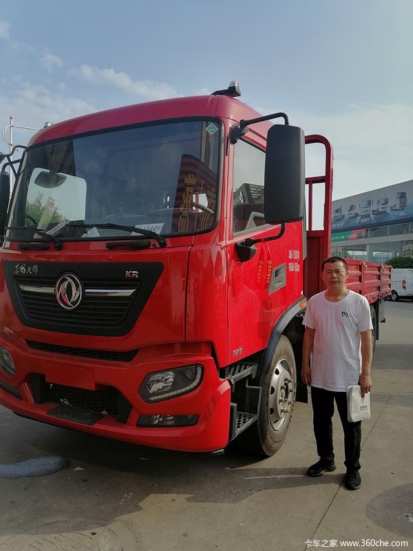 恭喜 张老板 喜提东风天锦KR 载货车