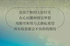 芒种 | 多劳多得，是TA坚定的信条！