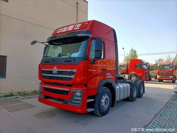 重汽豪沃(howo) howo th7 牵引车在山东宏志汽车销售服务有限公司进行