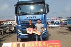 恭喜韩老板 喜提格尔发K7牵引车马达一响，黄金万两