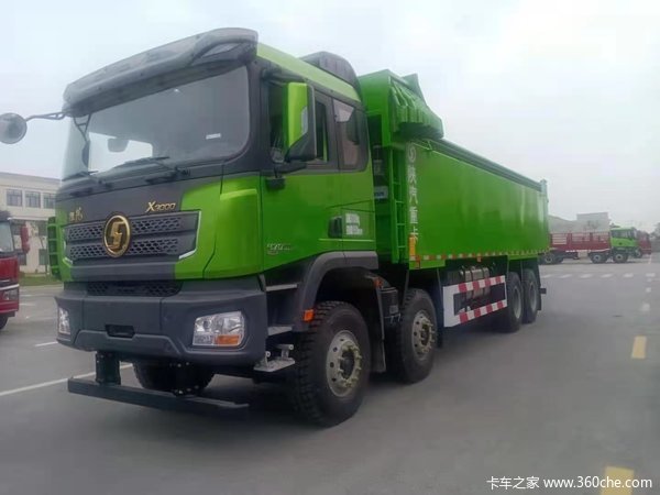 陕汽重卡德龙X3000 8米国六渣土限量促销