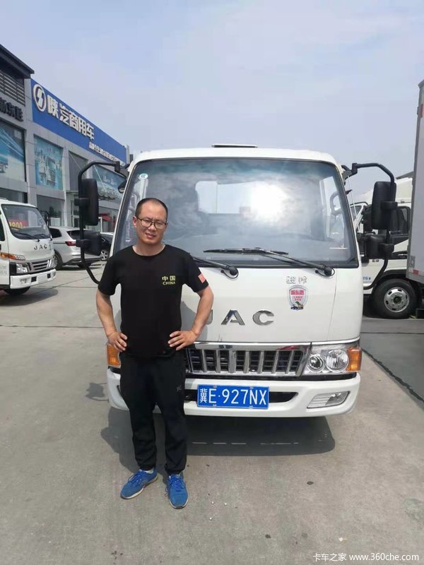 恭喜孟老板 喜提骏铃E3载货车-邢台新东胜