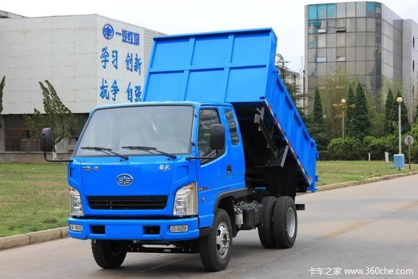 成功之路,一汽红塔解放经典227自卸车国六版助你快人一步!