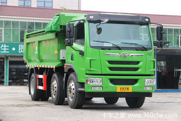 青岛解放 龙V 220马力 6X2 7.4米自卸车