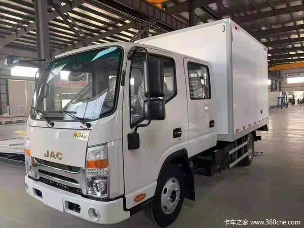 江淮新能源全国首发，新品上市！新能源双排座位5人座团餐专用车。