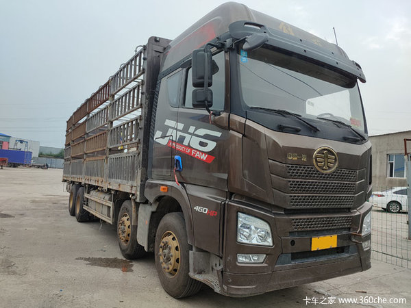 贷款回收解放JH6 9.6米载货车,贷款全款均可