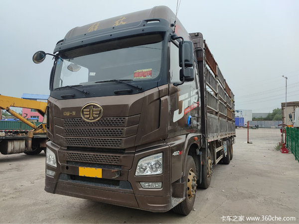 贷款回收解放JH6 9.6米载货车,贷款全款均可