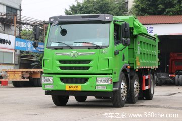 青岛解放 龙V 220马力 6X2 7.6米自卸车