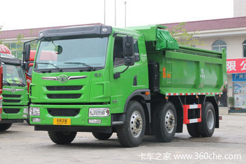 青岛解放 龙V 220马力 6X2R 4.2米自卸车