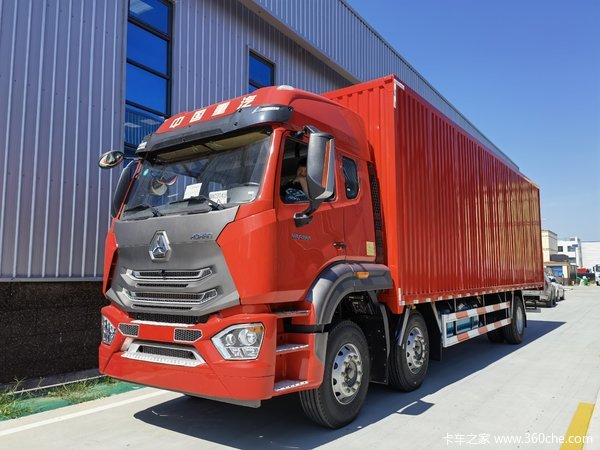 捡漏豪沃国五预挂三轴9米6箱式运输车，包提档21.5万