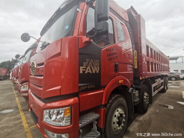 一汽解放j6p550马力带液缓自卸车最后一台文山户