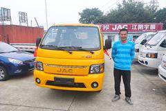 恭喜邬老板 喜提恺达X6双排黄色载货车