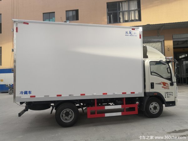 福州盛辉重汽HOWO康明斯156马力冷藏车优惠促销中