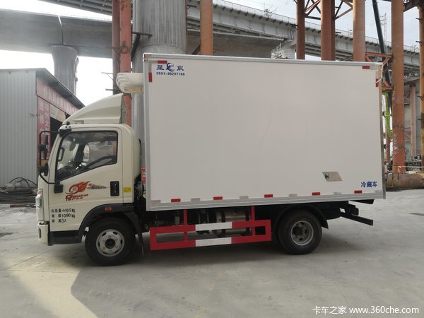 福州盛辉重汽HOWO康明斯156马力冷藏车优惠促销中