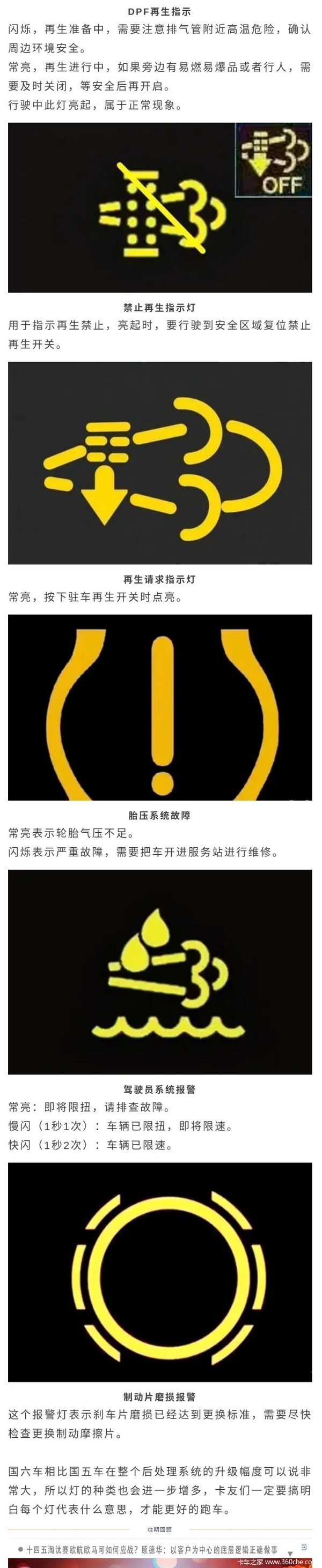 国六小讲堂国六新增的指示灯故障灯你都了解吗