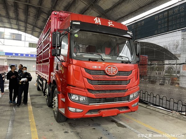 盐城解放 悍V 6*2 高栏 顺利交车 !!!