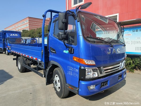 江淮骏铃v6150马力4x2422米单排栏板轻卡