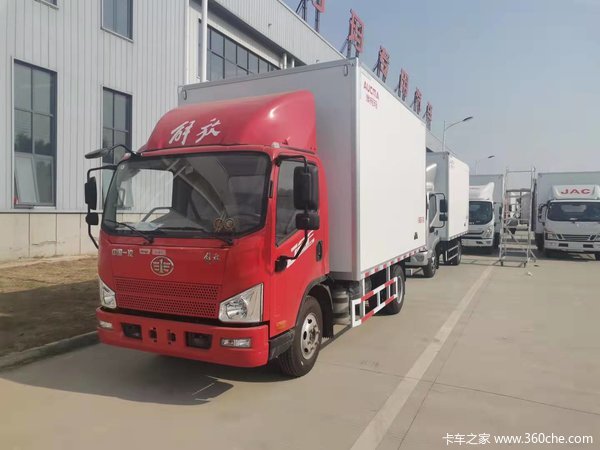 解放 J6F 160马力 4X2 4.13米冷藏车