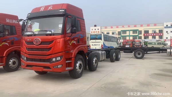 盐城解放 悍V 8*2 290马力 国六车型 欢迎来店试乘试驾！