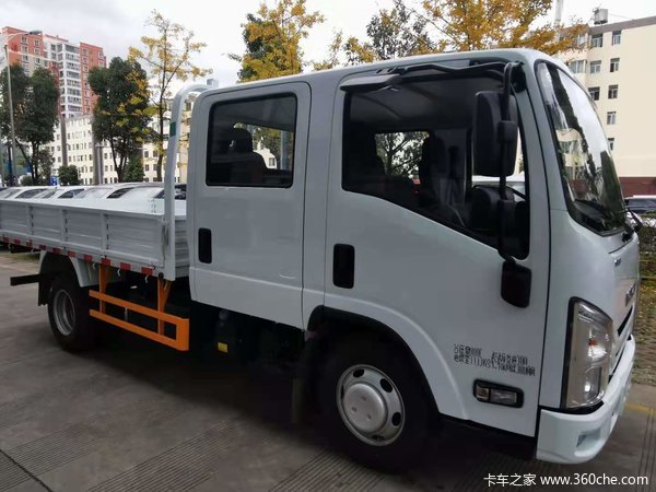 江西五十铃翼放EC5双排栏板车,工地桥隧小帮手,3月钜惠0.7万