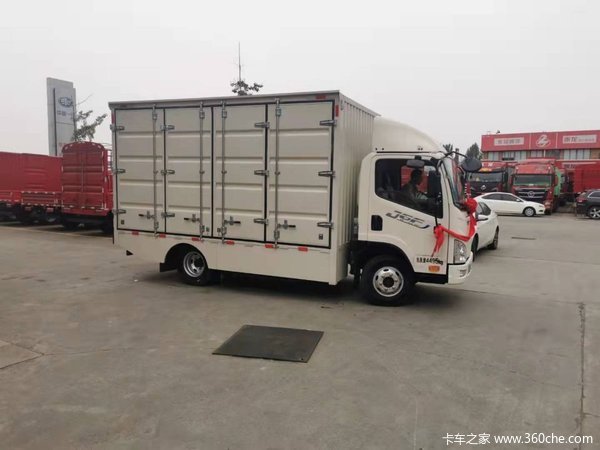 女生节快乐#解放 J6F纯电动新能源4.16米单排厢式17万
