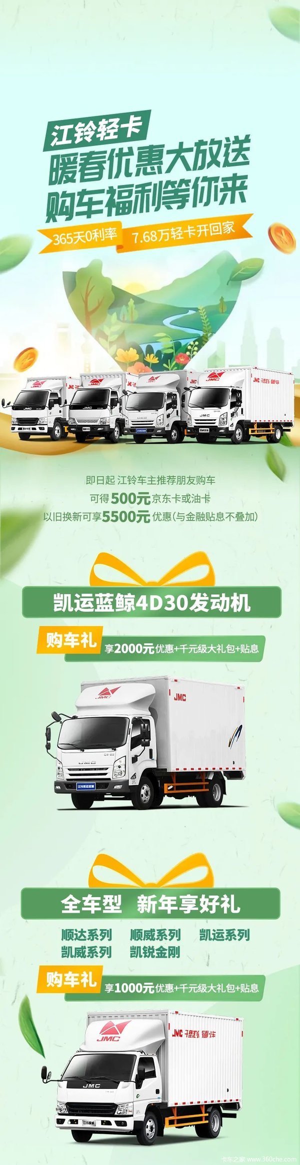 江铃凯威以自产动力升级为主的国六轻卡