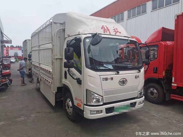 解放J6F4.5T105度4.2米单排纯电动轻卡19.08万