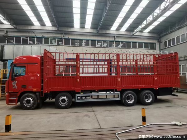欧曼GTL-E 8*4仓栏热销中，优惠1万