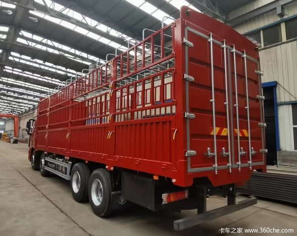欧曼GTL-E 8*4仓栏热销中，优惠1万