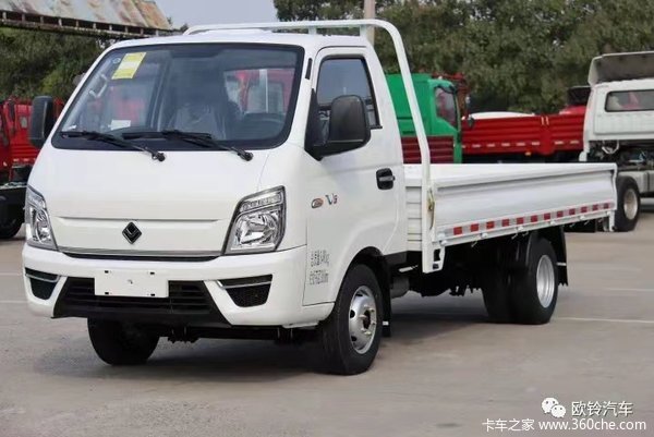 吉利商用车欧铃V5，3.61米平板运输车