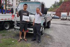 1台东风小霸王W15载货车成功交付客户