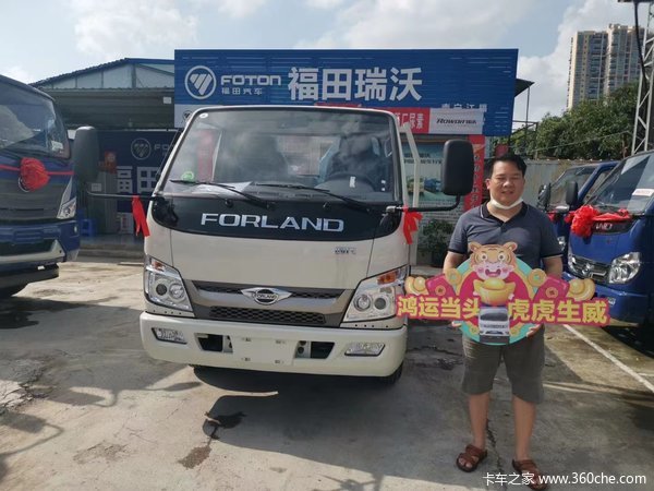 恭喜覃老板 喜提时代骁运自卸车，祝覃老板用车顺利！