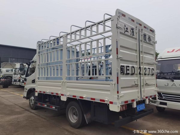 恭喜陈总 喜提骏铃V5苍栏载货车，祝车轮一转黄金万两