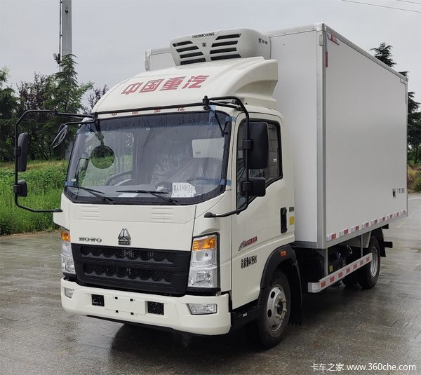 豪沃追梦4.2米冷藏车,价格仅需11.58万(带大箱和冷机)