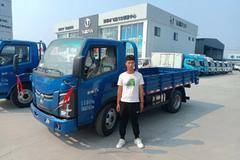 1台奥驰T系自卸车成功交付客户.。。